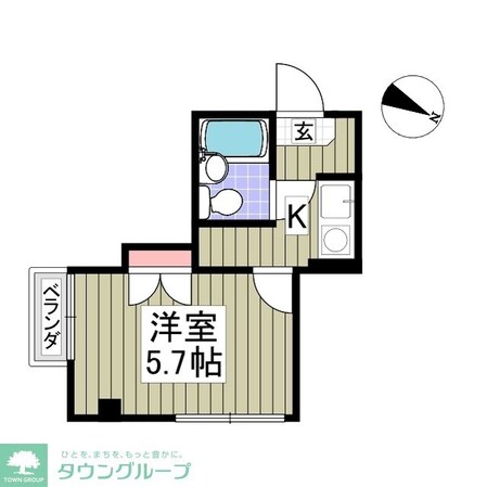 ヴィラン大宮の物件間取画像